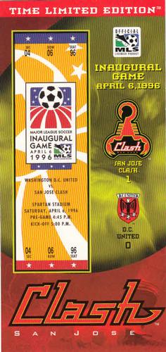 1997 Classic Collectible Time Limited Edition #NNO San Jose Clash Front