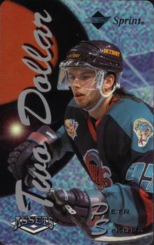 1994-95 Classic Assets - Phone Cards $2 TEST #NNO Petr Sykora Front