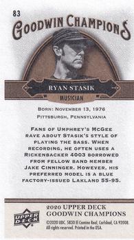 2020 Upper Deck Goodwin Champions - Minis #83 Ryan Stasik Back