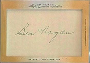 2014 Leaf Executive Collection Masterpiece #NNO Jack Nicklaus / Ben Hogan Front