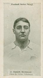 1902 Wills's Football Series #47 John Daniell Front