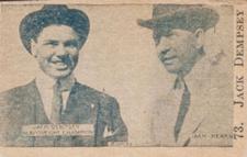1926-28 W511 Strip Cards #73 Jack Dempsey / Jack Kearns Front