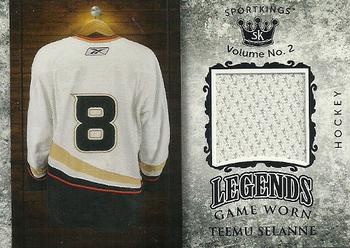 2021 Sportkings Volume 2 - Legends Relics #LSM-28 Teemu Selanne Front