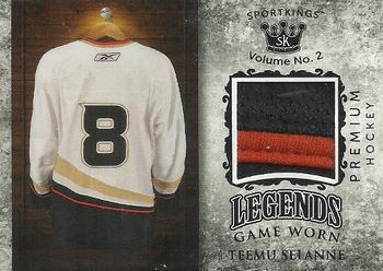 2021 Sportkings Volume 2 - Legends Premium Relics #LPM-28 Teemu Selanne Front