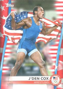 2021 Topps U.S. Olympic & Paralympic Team & Hopefuls - US Flag #14 J'den Cox Front