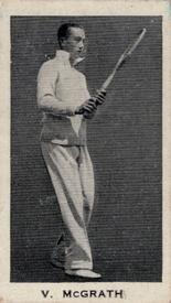 1932 Godfrey Phillips Australian Sporting Celebrities #26 Vivian McGrath Front