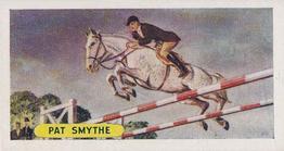 1957 Sweetule Products Famous Sports Records (Black Back) #20 Pat Smythe Front