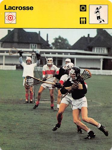 1977-80 Sportscaster Series 10 (UK) #10-04 Lacrosse Front