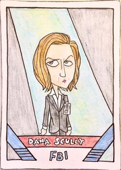2022 Gummy Arts (Unlicensed) #21 Dana Scully Front