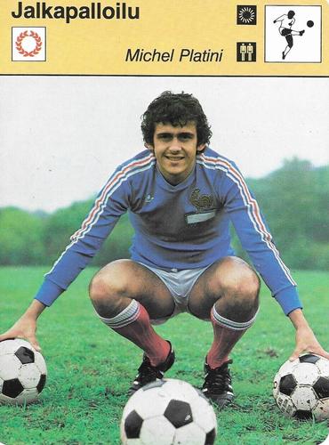 1980 Sportscaster Series 112 Finnish #112-2666 Michel Platini Front