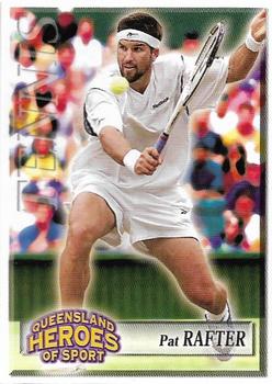 2002 Courier Mail Sunday Mail Queensland Heroes of Sport #36 Pat Rafter Front