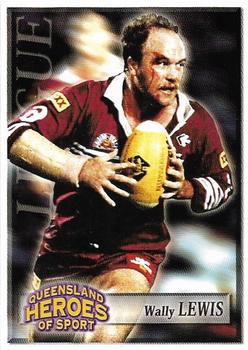 2002 Courier Mail Sunday Mail Queensland Heroes of Sport #39 Wally Lewis Front