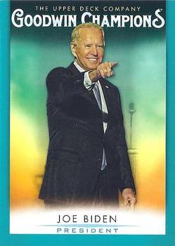 2021 Upper Deck Goodwin Champions - Turquoise #2 Joe Biden Front