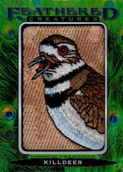 2021 Upper Deck Goodwin Champions - Feathered Creatures Manufactured Patches #FC-12 Killdeer Front