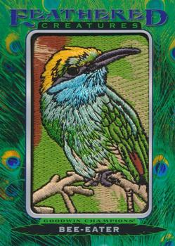 2021 Upper Deck Goodwin Champions - Feathered Creatures Manufactured Patches #FC-28 Bee-Eater Front