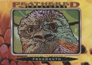 2021 Upper Deck Goodwin Champions - Feathered Creatures Manufactured Patches #FC-84 Frogmouth Front