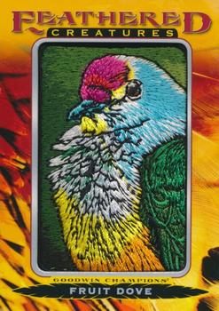 2021 Upper Deck Goodwin Champions - Feathered Creatures Manufactured Patches #FC-87 Fruit Dove Front