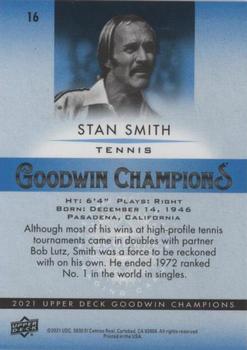 2021 Upper Deck Goodwin Champions - Platinum Blue #16 Stan Smith Back