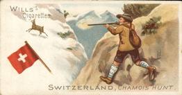 1901 Wills's Sports of All Nations #25 Chamois Hunt Front