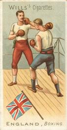 1901 Wills's Sports of All Nations #30 Boxing Front