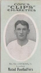 1910 Cope Brothers Noted Footballers #65 O Jenkins Front