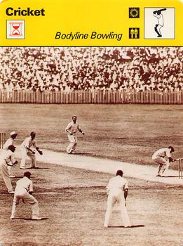 1977-80 Sportscaster Series 1 (UK) #01-02 Bodyline Bowling Front