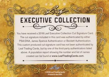 2018 Leaf Executive Collection #NNO Arnold Palmer Back