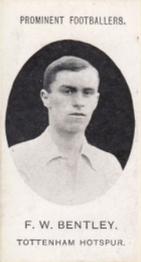1908 Taddy & Co. Prominent Footballers, Series 2 #NNO Frank Bentley Front