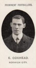 1908 Taddy & Co. Prominent Footballers, Series 2 #NNO Ernie Coxhead Front