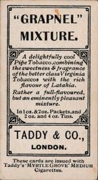 1908 Taddy & Co. Prominent Footballers, Series 2 #NNO Tom Leslie Back