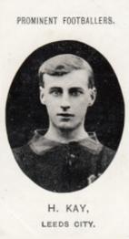 1907 Taddy & Co. Prominent Footballers, Series 1 #NNO Harry Kay Front