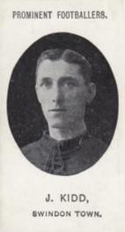 1907 Taddy & Co. Prominent Footballers, Series 1 #NNO Johnny Kidd Front