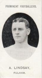 1907 Taddy & Co. Prominent Footballers, Series 1 #NNO Archie Lindsay Front