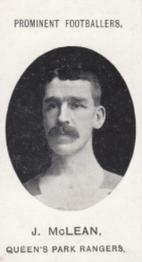 1907 Taddy & Co. Prominent Footballers, Series 1 #NNO John McLean Front