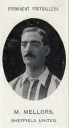 1907 Taddy & Co. Prominent Footballers, Series 1 #NNO Mark Mellors Front