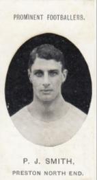 1907 Taddy & Co. Prominent Footballers, Series 1 #NNO Percy Smith Front