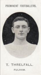 1907 Taddy & Co. Prominent Footballers, Series 1 #NNO Fred Threlfall Front