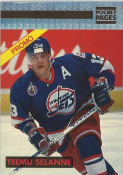 1992-94 Pocket Pages Cards - Free Samples #49 Teemu Selanne Front
