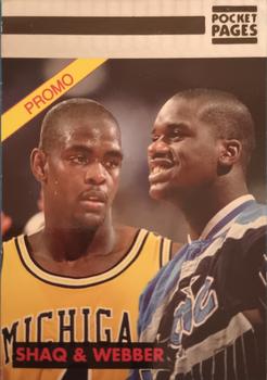 1992-94 Pocket Pages Cards - Free Samples #50 Shaquille O'Neal / Chris Webber Front