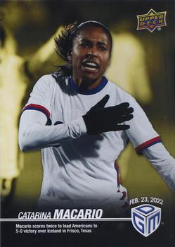 2022 Upper Deck Game Dated Moments - Gold #7 Catarina Macario Front