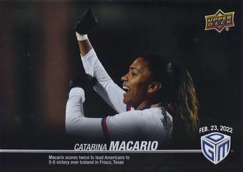 2022 Upper Deck Game Dated Moments - Photo Variants #7V Catarina Macario Front