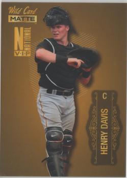 2022 Wild Card National Convention VIP Packs - Base Baseball Gold Background #MBN-1 Henry Davis Front