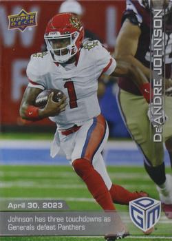 2023 Upper Deck Game Dated Moments #18 De'Andre Johnson Front