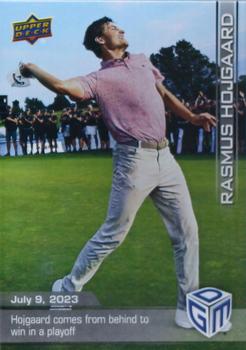 2023 Upper Deck Game Dated Moments #35 Rasmus Hojgaard Front