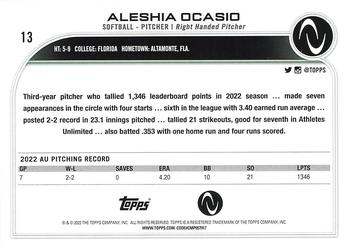 2023 Topps Athletes Unlimited All Sports #13 Aleshia Ocasio Back