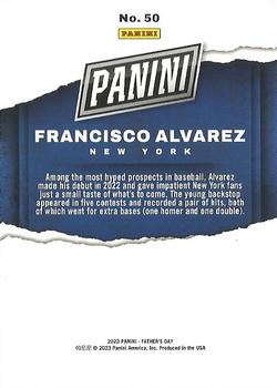2023 Panini Father's Day #50 Francisco Alvarez Back