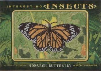 2022 Upper Deck Goodwin Champions - Interesting Insects Manufactured Patches #IP-1 Monarch Butterfly Front