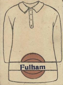 1923-24 Ripley Bros. Football Colours #22 Fulham Front
