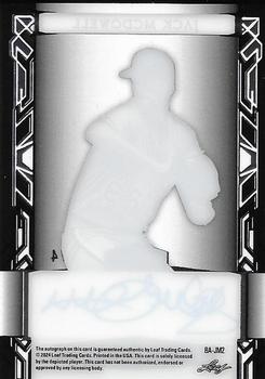 2024 Leaf Metal Sports Heroes - Base Auto Acetate Purple #BA-JM2 Jack McDowell Back