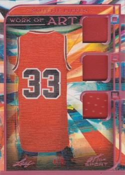 2023 Leaf Art of Sport - Work of Art Red #WA-33 Scottie Pippen Front